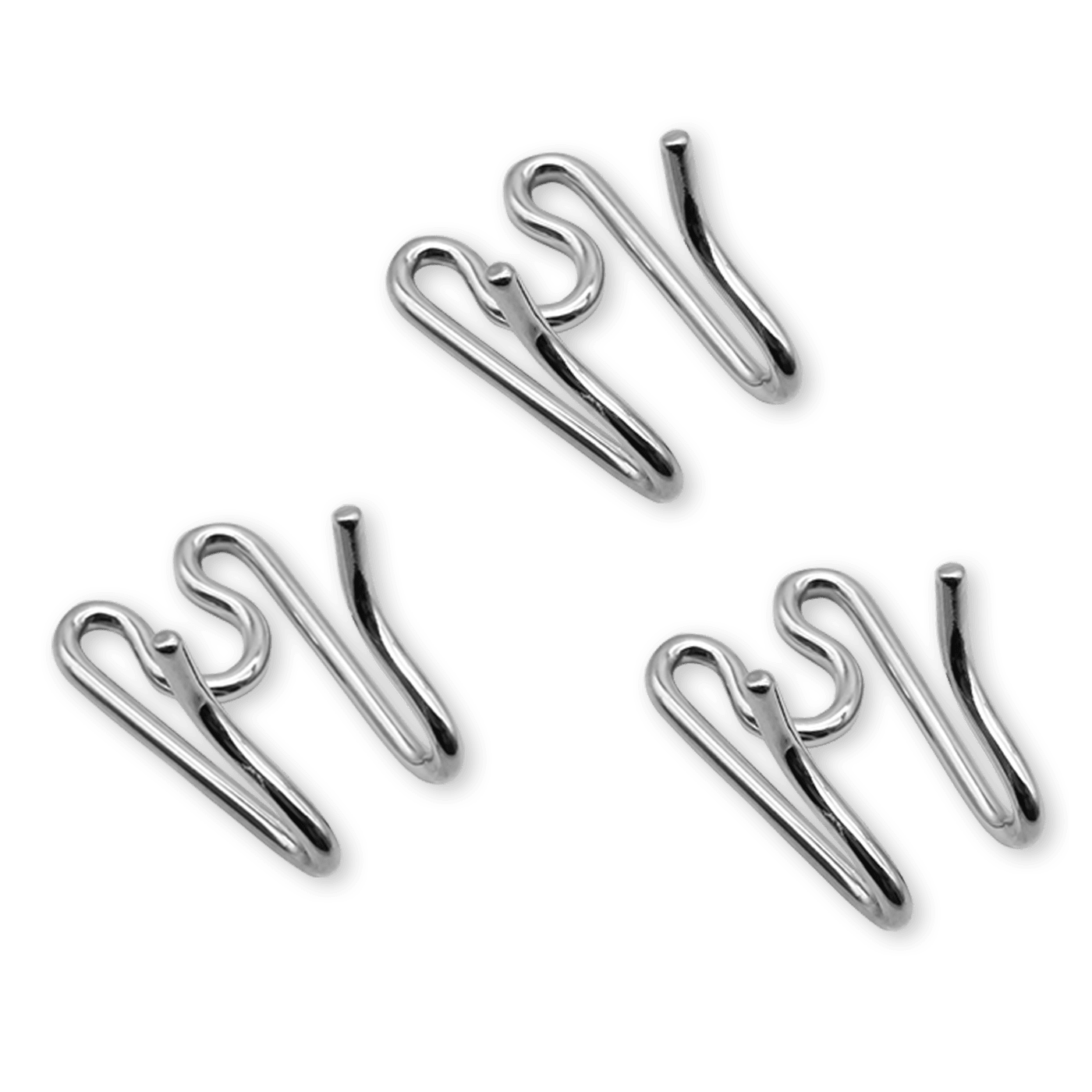 Herm Sprenger - ULTRA-PLUS Training Collar Middle Links for Lengthening (3-Pack) - Chrome by Dogline