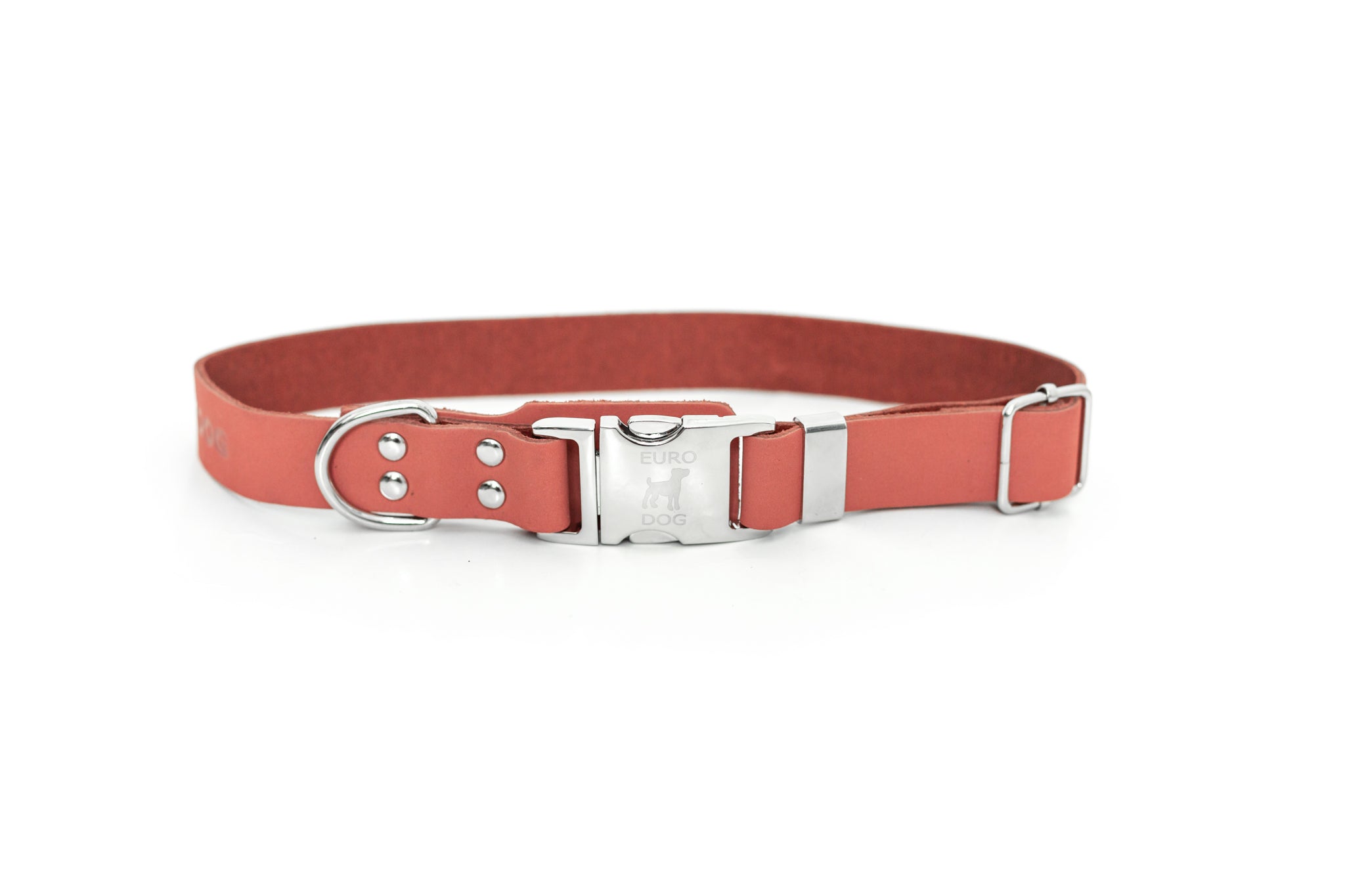 Modern Style Quick-Release Coral Reef Leather Dog Collar by Euro-Dog Collars and Leads