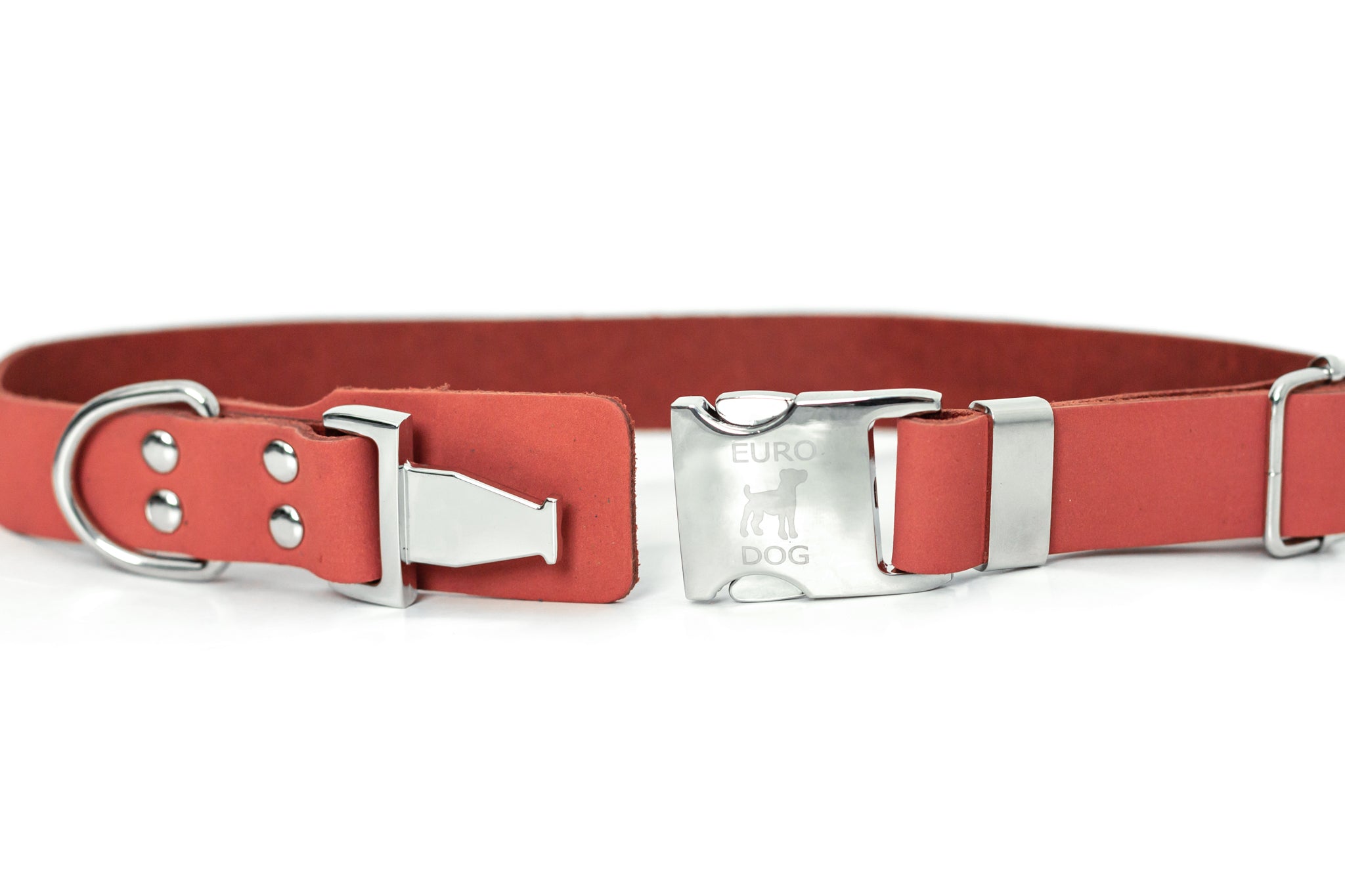 Modern Style Quick-Release Coral Reef Leather Dog Collar by Euro-Dog Collars and Leads