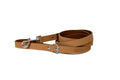 Modern Style Khaki Leather Leash by Euro-Dog Collars and Leads