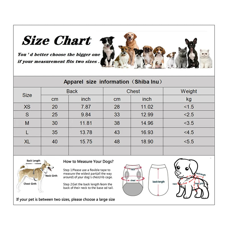 Pet Clothes Lattice Coat