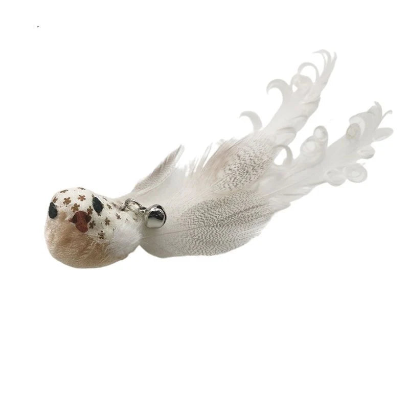 Interactive Cat Toy Feather Bird with Multiple Options by Love My Pet
