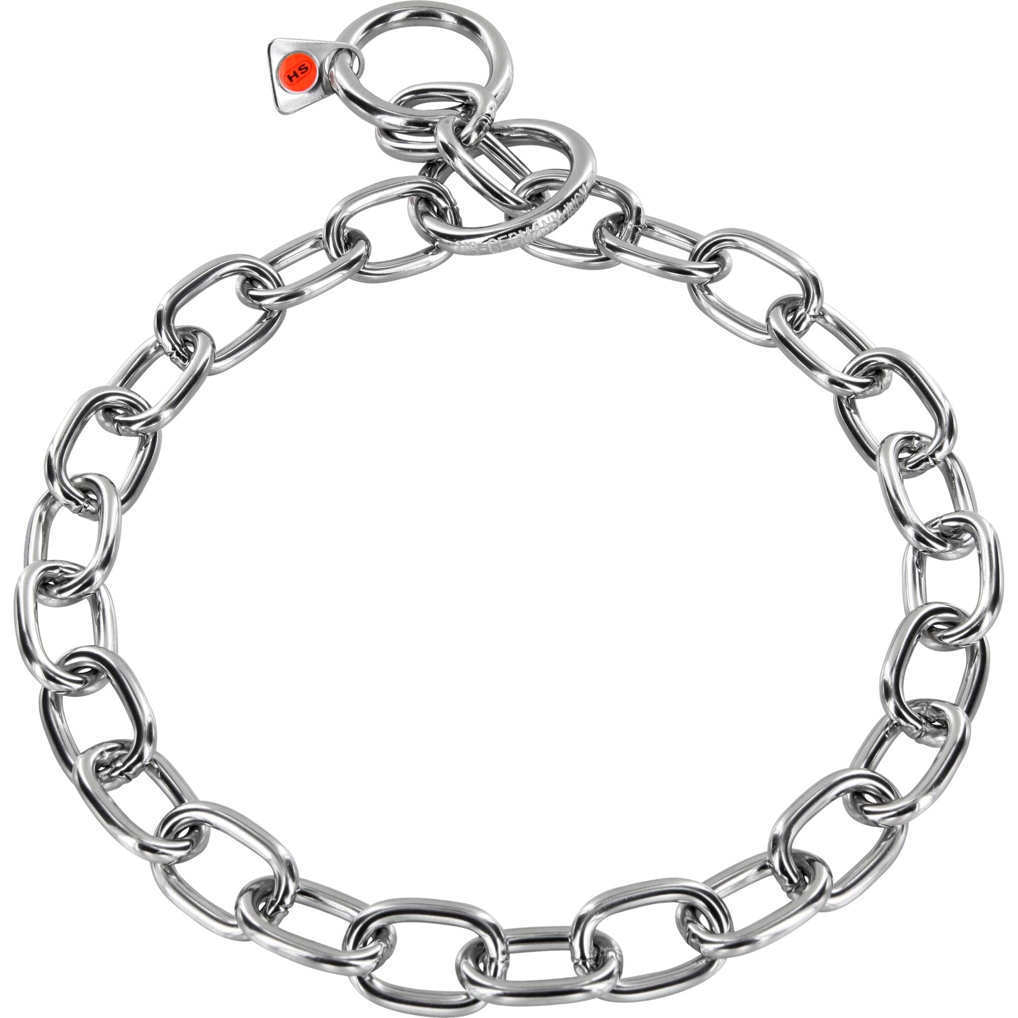 Herm Sprenger - Short Link Fur Saver Collar - Stainless Steel by Dogline