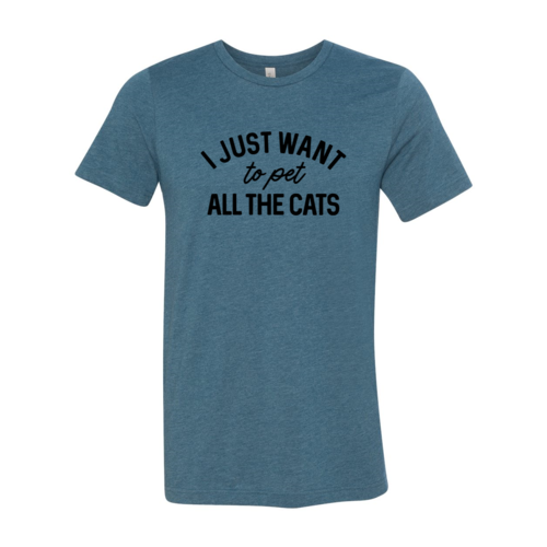 DT1344 I Just Want To Pet All The Cat by Furr Baby Gifts