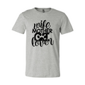 Wife Mother Cat Lover T-Shirt by Furr Baby Gifts