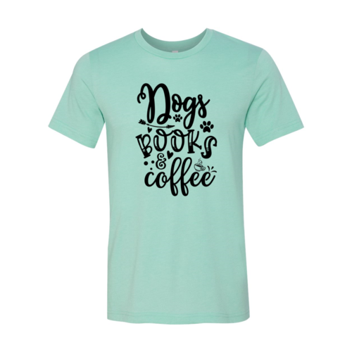 Dogs Books Coffee T-Shirt by Furr Baby Gifts