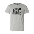 One Lucky Dog Mom T-Shirt by Furr Baby Gifts