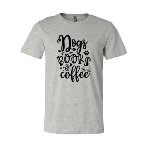 Dogs Books Coffee T-Shirt by Furr Baby Gifts