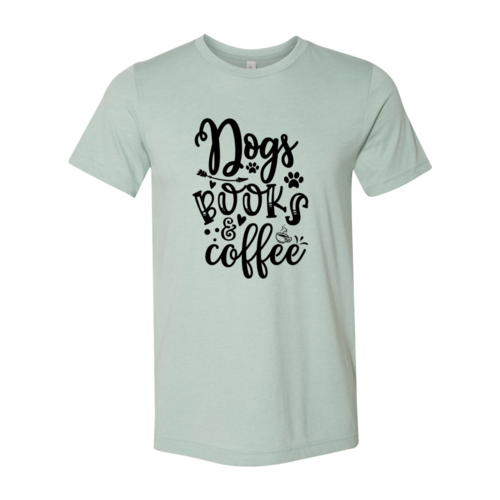 Dogs Books Coffee T-Shirt by Furr Baby Gifts