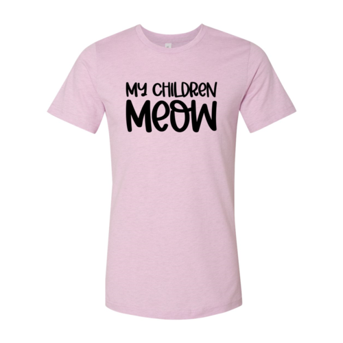 My Children Meow T-Shirt by Furr Baby Gifts