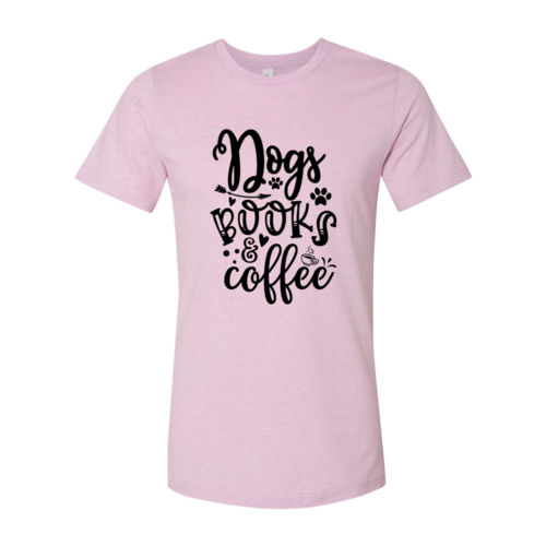 Dogs Books Coffee T-Shirt by Furr Baby Gifts