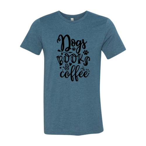 Dogs Books Coffee T-Shirt by Furr Baby Gifts