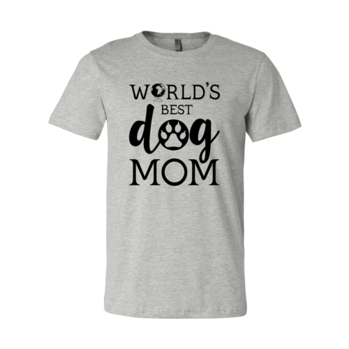 Worlds Best Dog Mom T-Shirt by Furr Baby Gifts