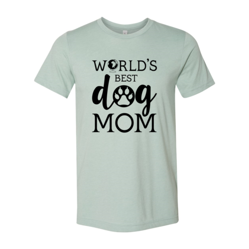 Worlds Best Dog Mom T-Shirt by Furr Baby Gifts