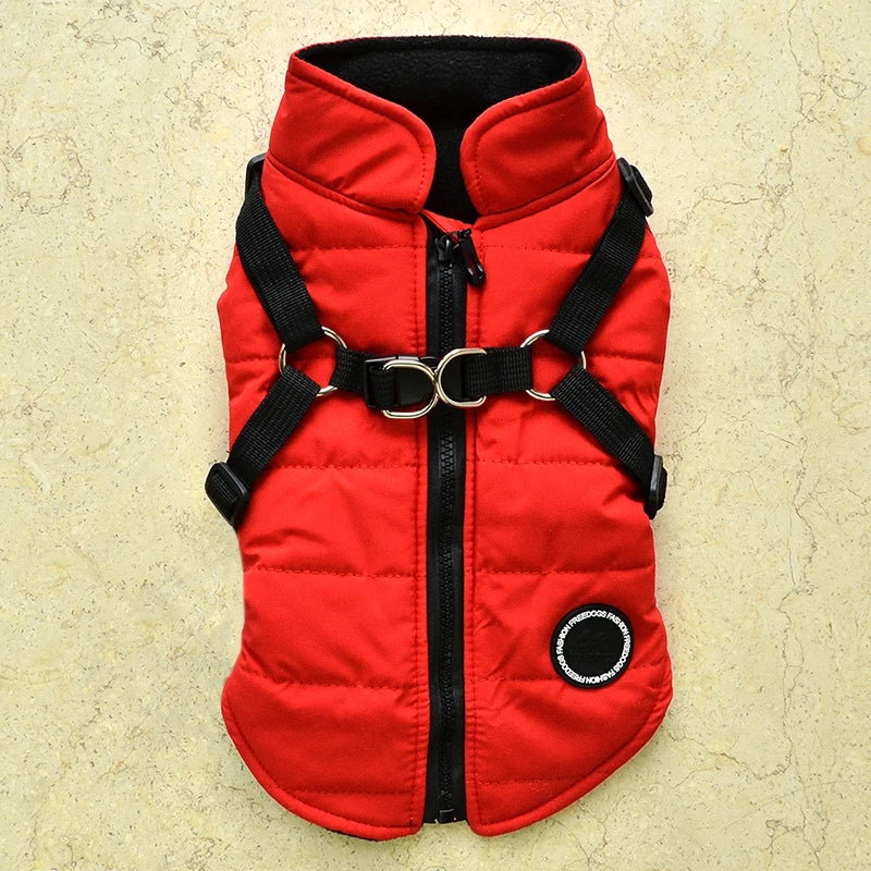 Winter Pet Jacket With Buckle by Love My Pet