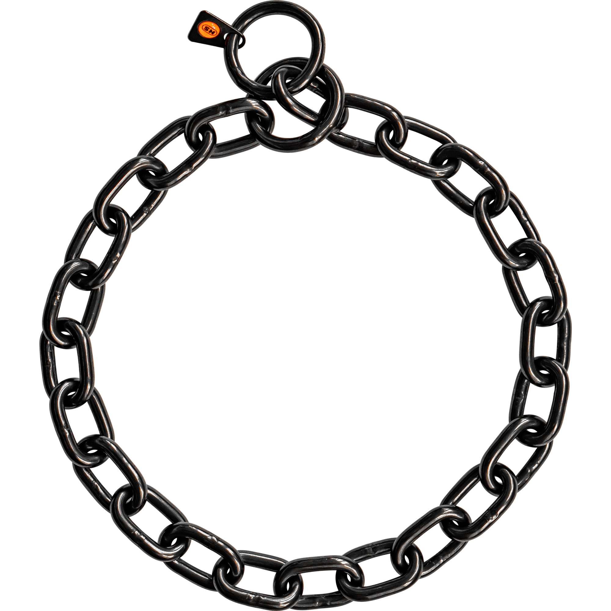 Herm Sprenger - Extra Strong Collar - Medium Links - Black Stainless Steel, 5mm by Dogline