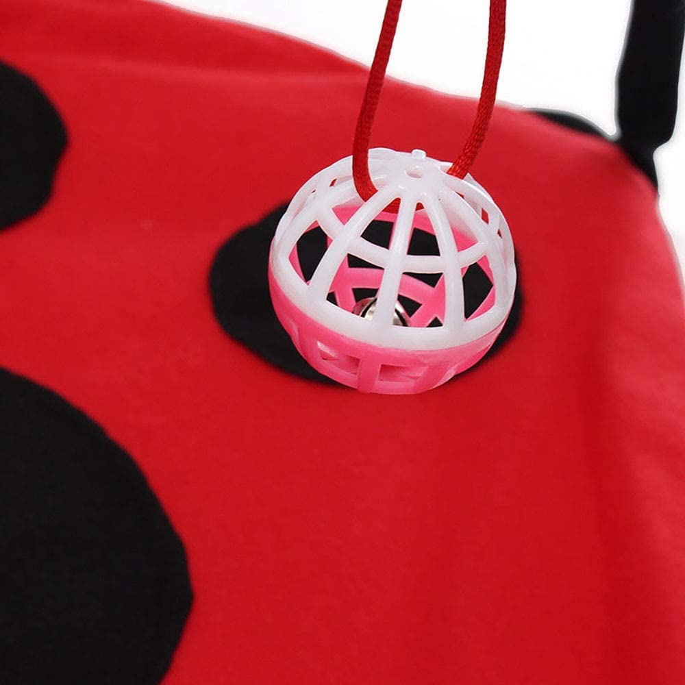 Black Ladybug Cat Play Mat by Furr Baby Gifts