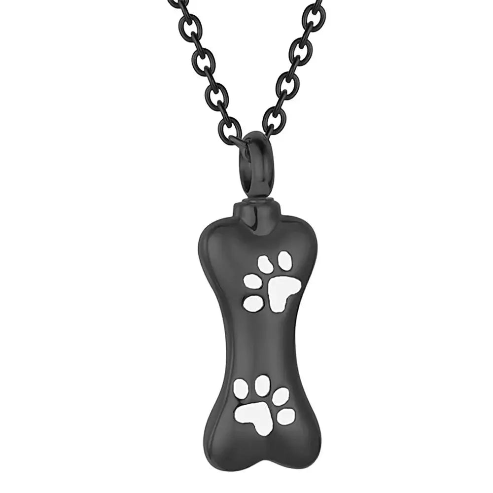 Paw Print Pet Urn Necklace