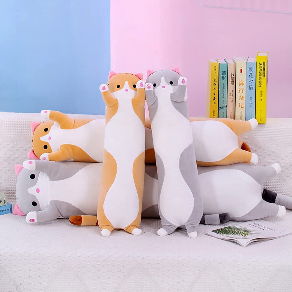 Plush Long Cat Body Pillow by Furr Baby Gifts