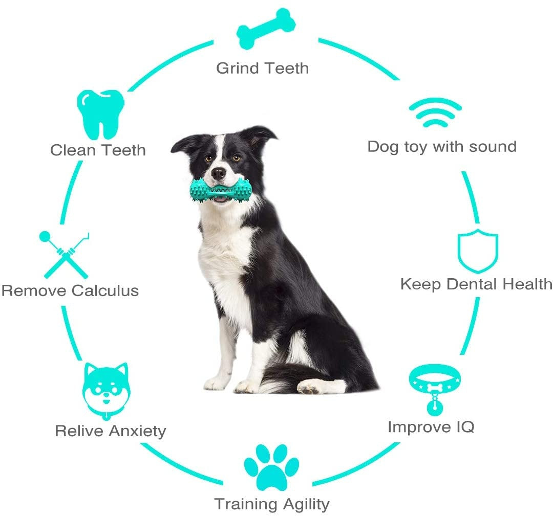 Pet Dog Cleaning Chew Toys For Aggressive Dogs Rubber Molar Stick Dog Oral Teeth by Love My Pet