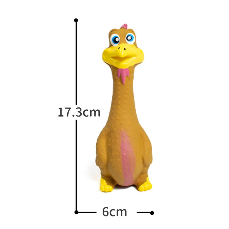 3pcs Latex Screaming Chicken Toys Eco Friendly by Love My Pet