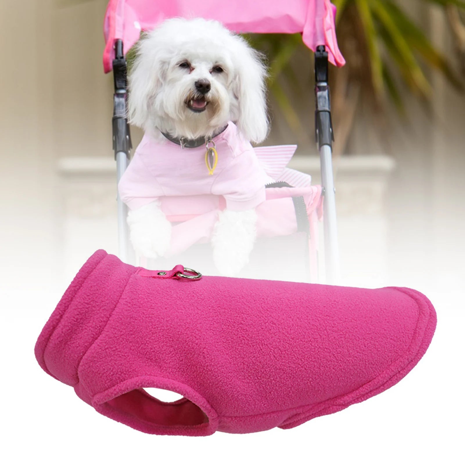 Polar-Fleece Pets Clothes With Buckle