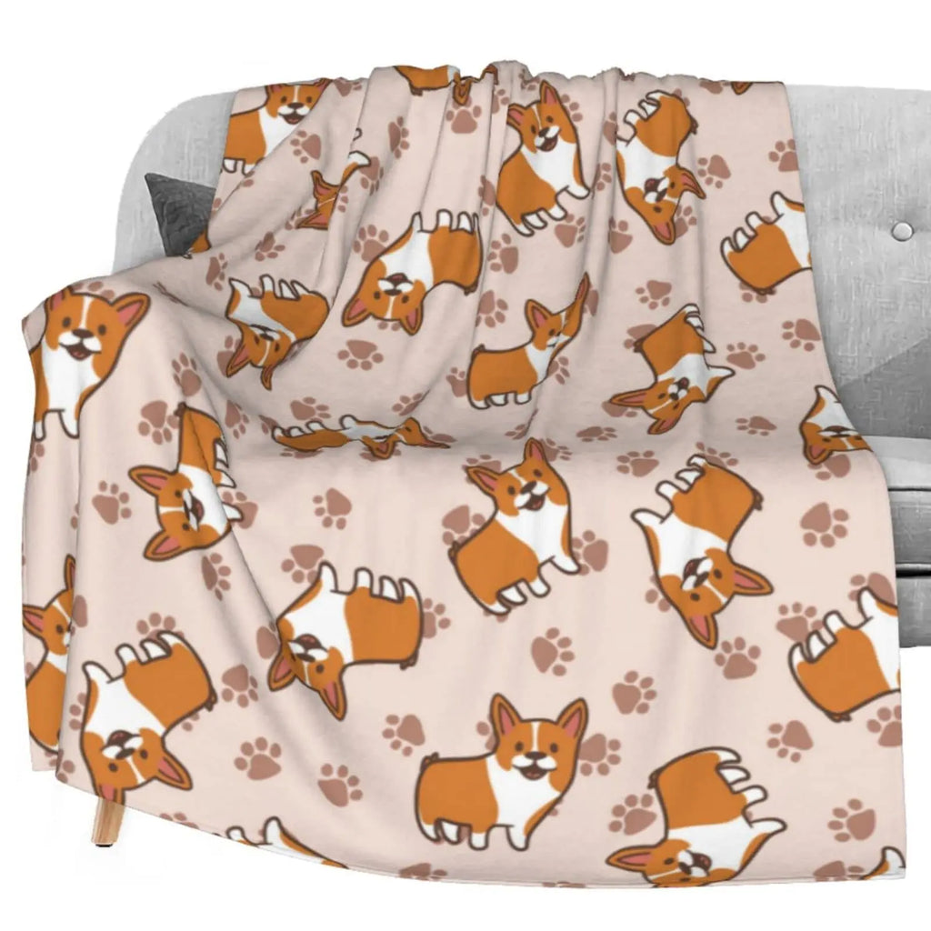 Soft Plush Flannel Blanket for Couch or Bed by Love My Pet