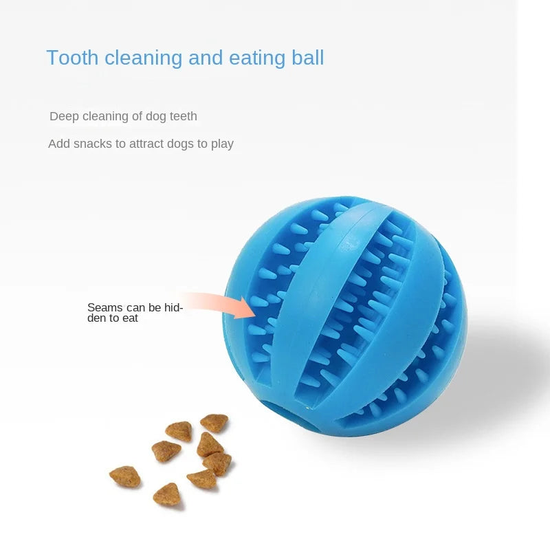 Pet Dog Rubber Ball treat Hiding Chewing Toys by Love My Pet