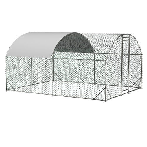 Large Chicken Enclosure Metal, With Waterproof And Anti-UV Cover