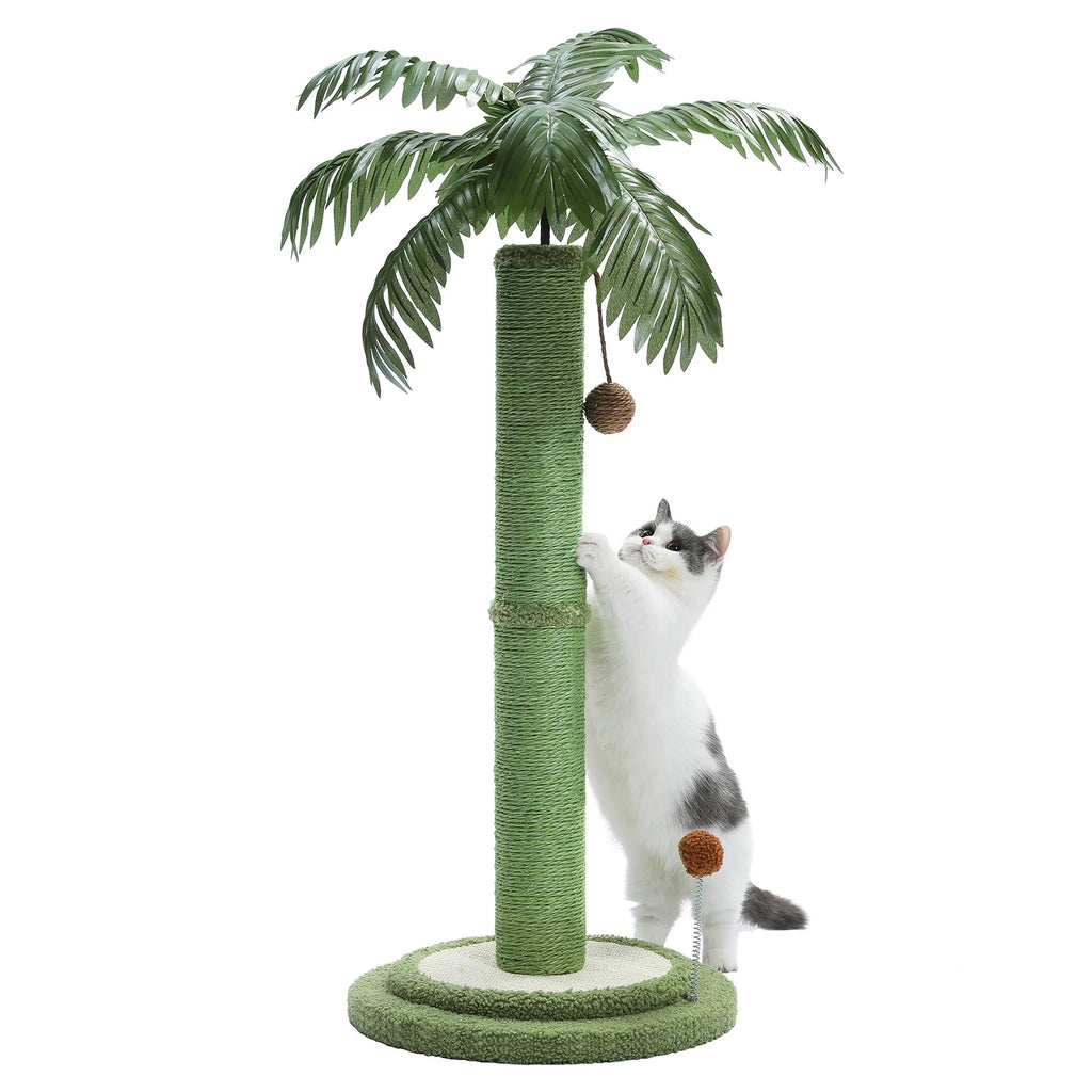 Cat Scratching Post with Interactive Balls Palm Tree by Love My Pet