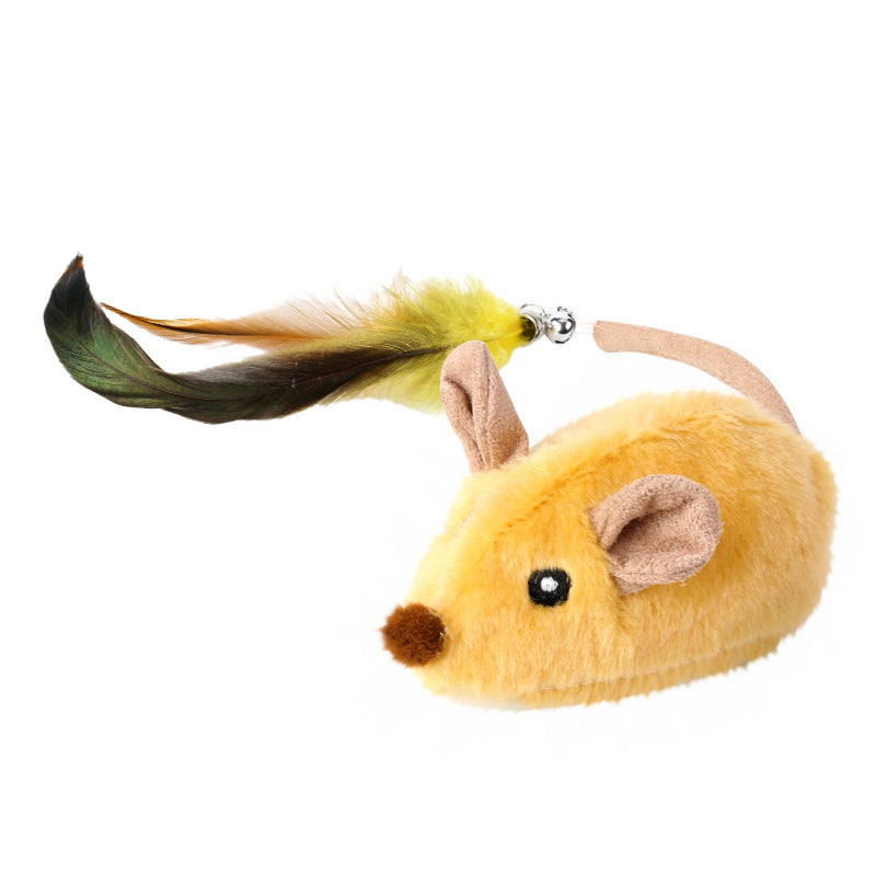 Intelligent Charging Simulation Electric Little Mouse Cat Teaser Toy by Amazing Pet Bargains