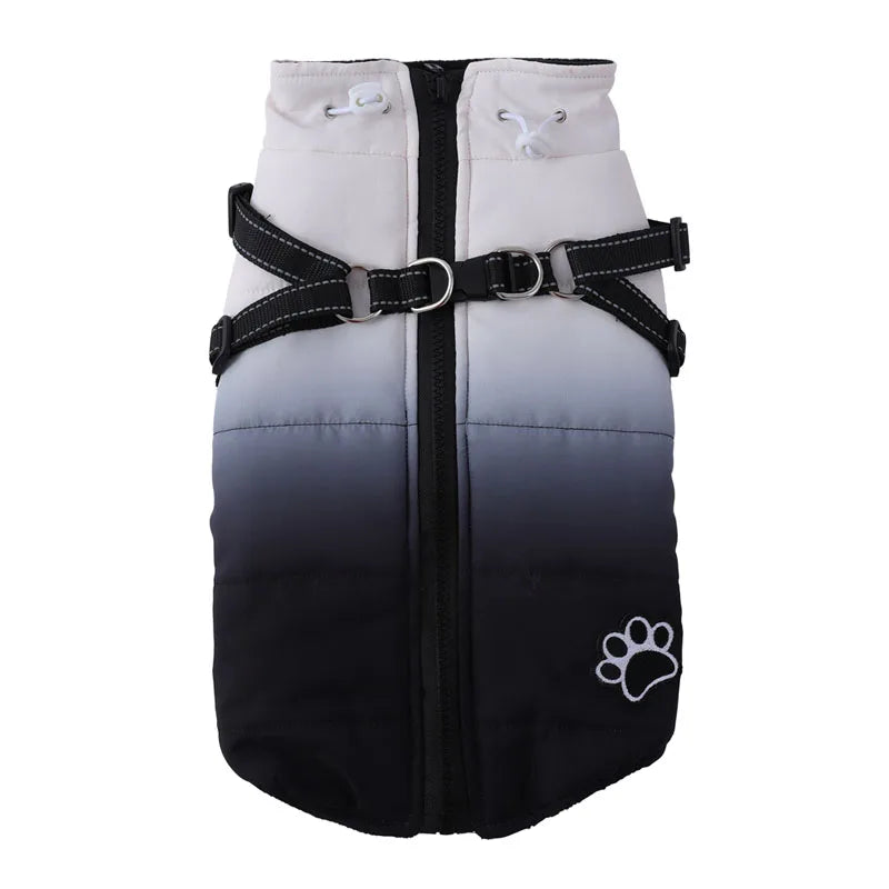 Waterproof Pet Winter Jacket With Harness and Reflective by Love My Pet