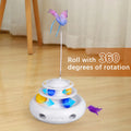 Interactive Cat Toys Automatic Butterfly Rotating Teaser by Love My Pet