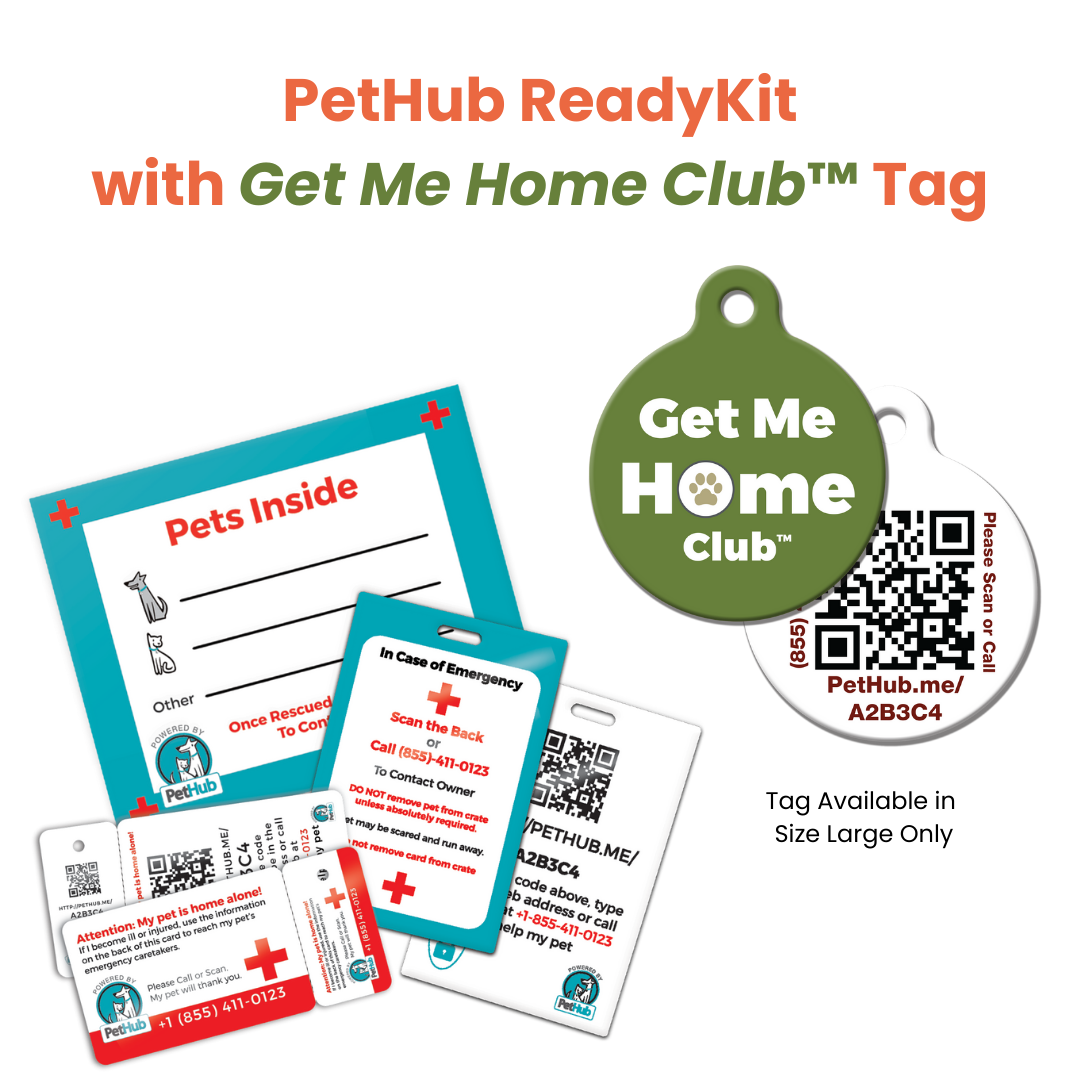 PetHub QR Pet ID Comprehensive ReadyKit – Complete Emergency Kit by PetHub
