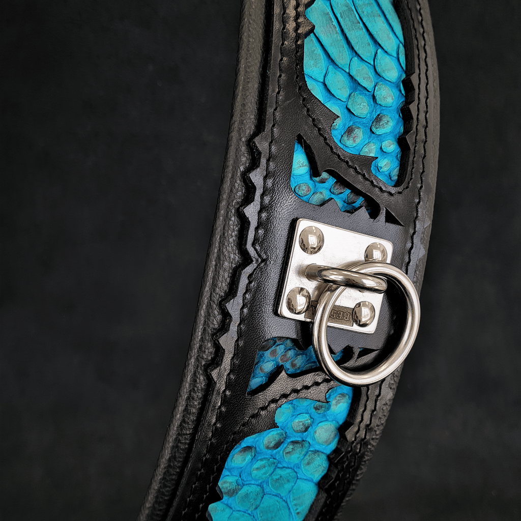 The ''Morelia Python'' collar by Bestia Dog Gear