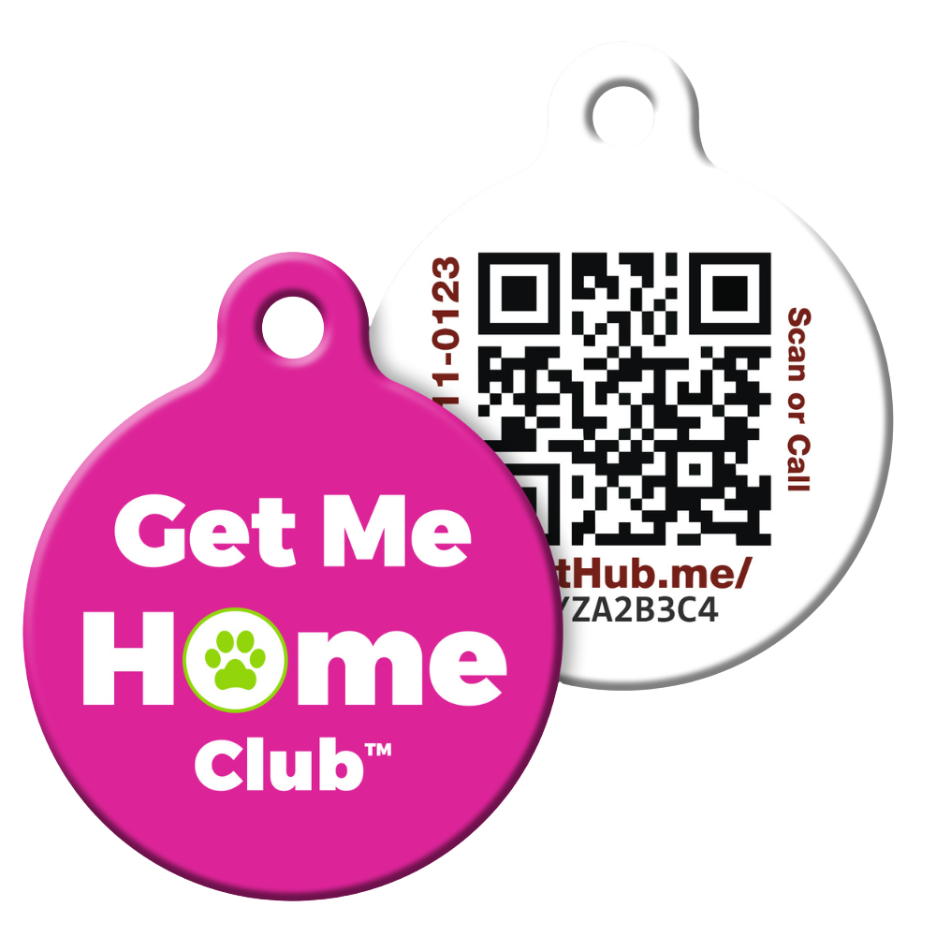 PetHub QR Pet ID Tag – Get Me Home Club by PetHub