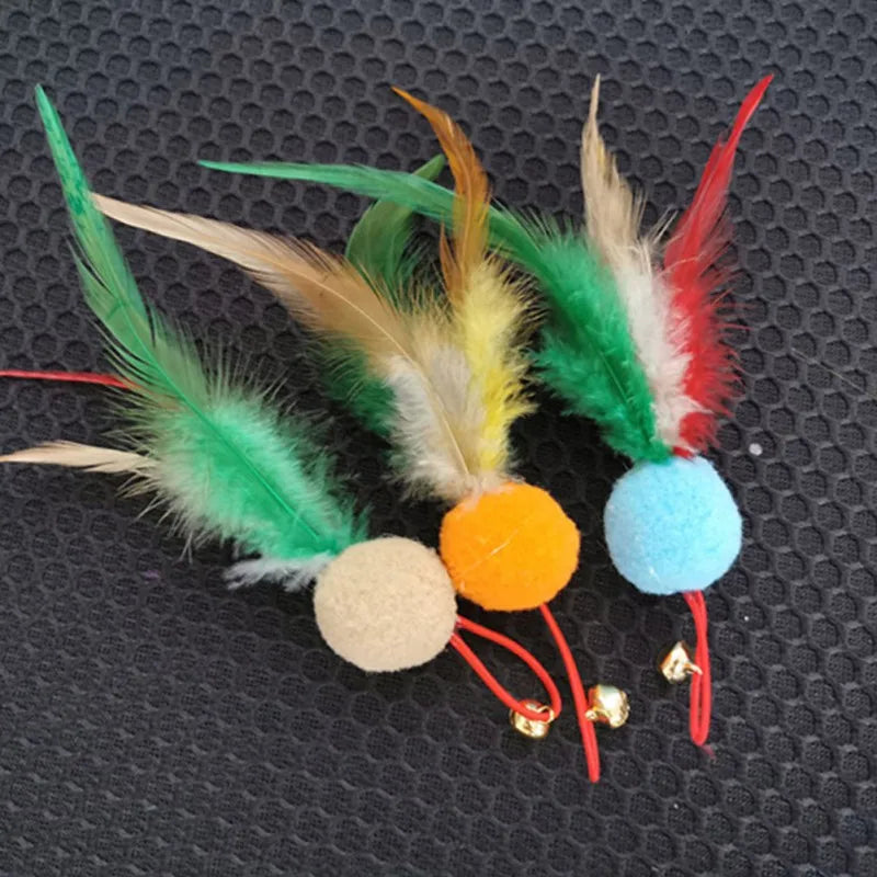 Interactive Cat Toy Feather Bird with Multiple Options by Love My Pet
