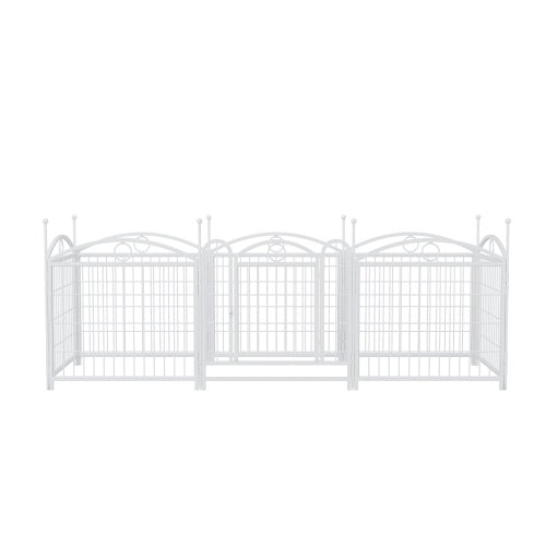 Dog Playpen Indoor 24 Inch 8 Panel Metal Dog Playpen by Love My Pet