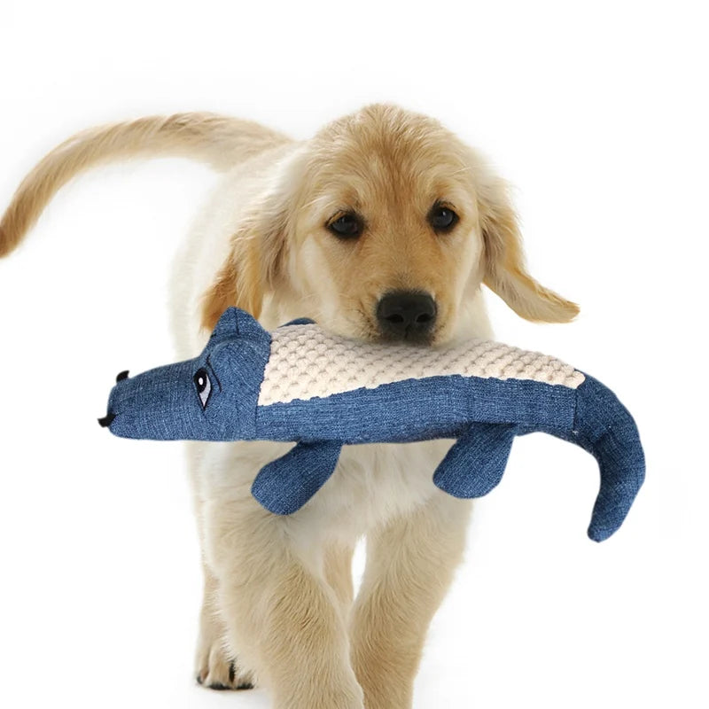 Pet Chew Toys Plush Crocodile Shape by Love My Pet