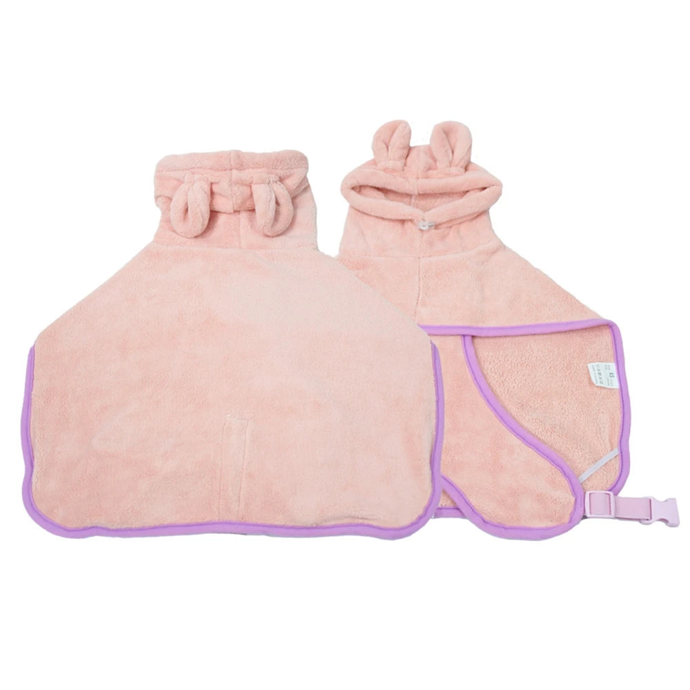 Pet Drying Coat And Bathrobe