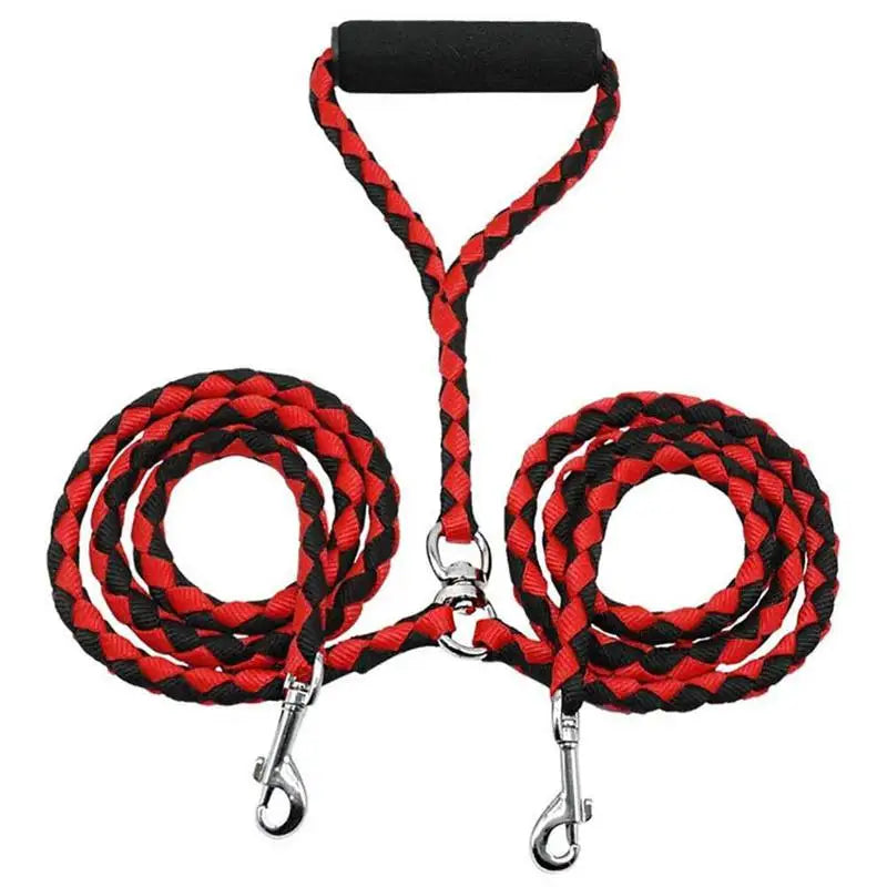 Strong Dual Dog Leash for Two Dogs by Love My Pet