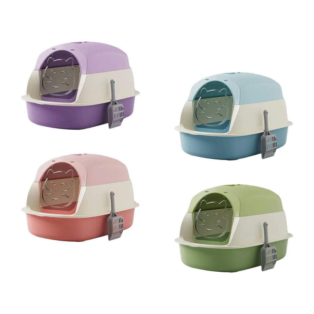 Hooded Cat Litter Boxes with Lid
