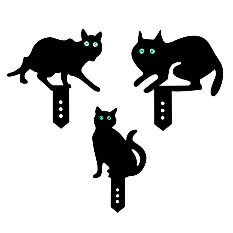 Cat Shaped Lawn Stakes Backyard Decoration by Love My Pet