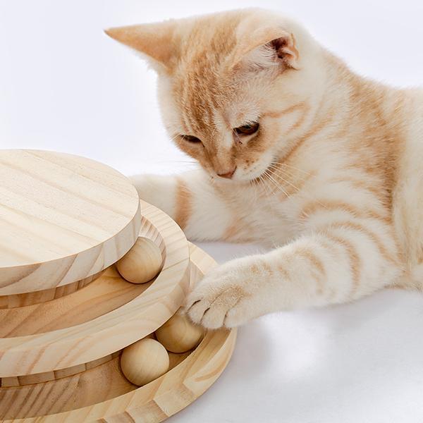 Indoor Cat Soft Scratching Board And Interactive Ball by VetsPetStore