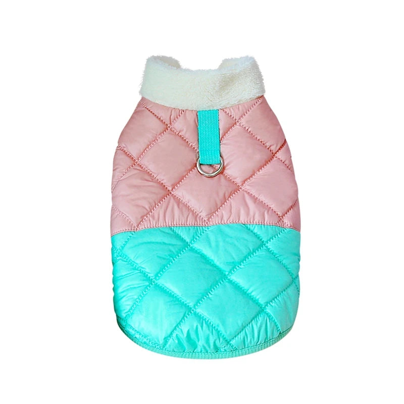 Winter Warm Dog Jacket, Windproof Fur Collar by Love My Pet