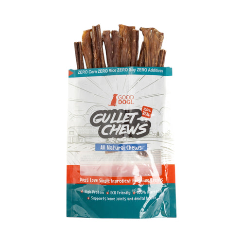 All-Natural Beef Gullet Stick Dog Treats – Delicious & Nutritious, Healthy Chews – 6 Inches (10-Pack) by American Pet Supplies