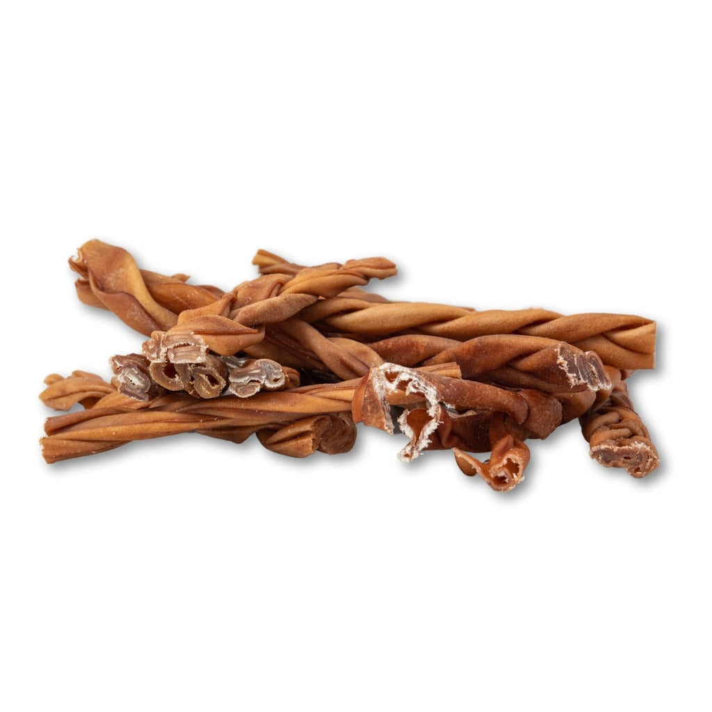 All-Natural Braided Collagen Stick Dog Treats, Supports Joint, Skin & Coat Health – 6-Inch Standard (25/case) by American Pet Supplies
