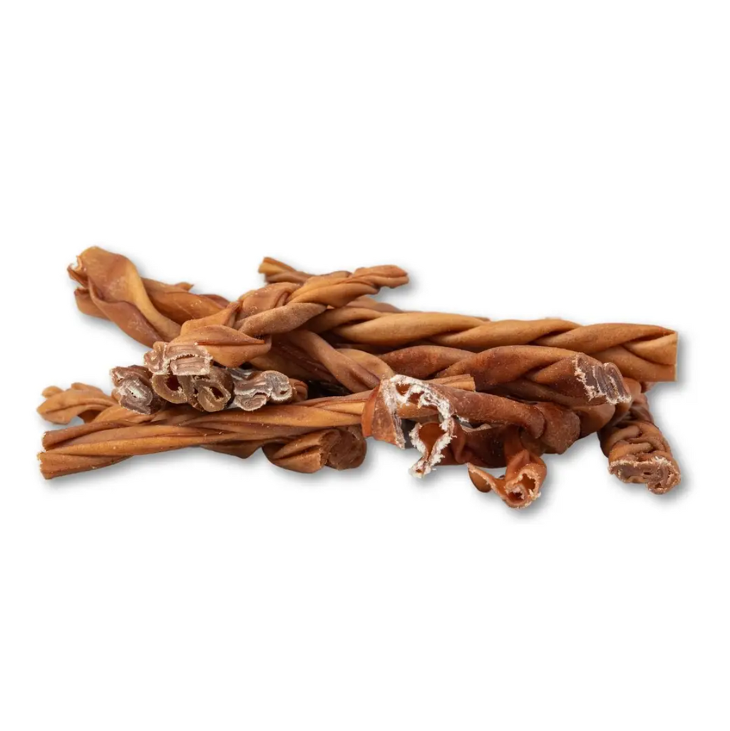 All-Natural Braided Collagen Stick Dog Treats, Supports Joint, Skin & Coat Health – 6-Inch Standard (4-Pack) by American Pet Supplies