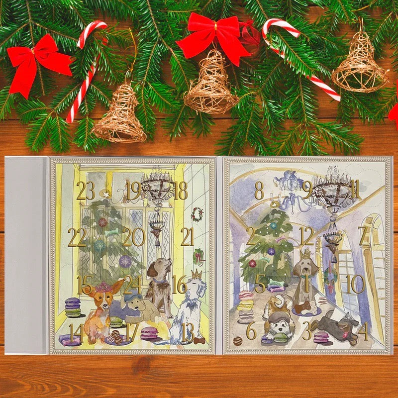 Dog Treats Advent Calendar - 24 Holiday Treats for Dogs by Bonne et Filou