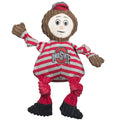 NCAA Ohio State University, Brutus the Buckeye Knottie® Plush Dog Toy by HuggleHounds
